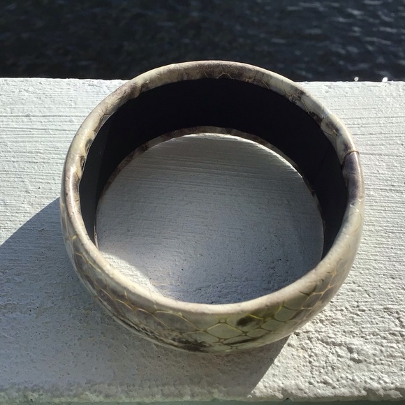 Wild Exotic Python Leather Bangles Bracelets Bundle (3 Bracelets) - Picture 10 of 13